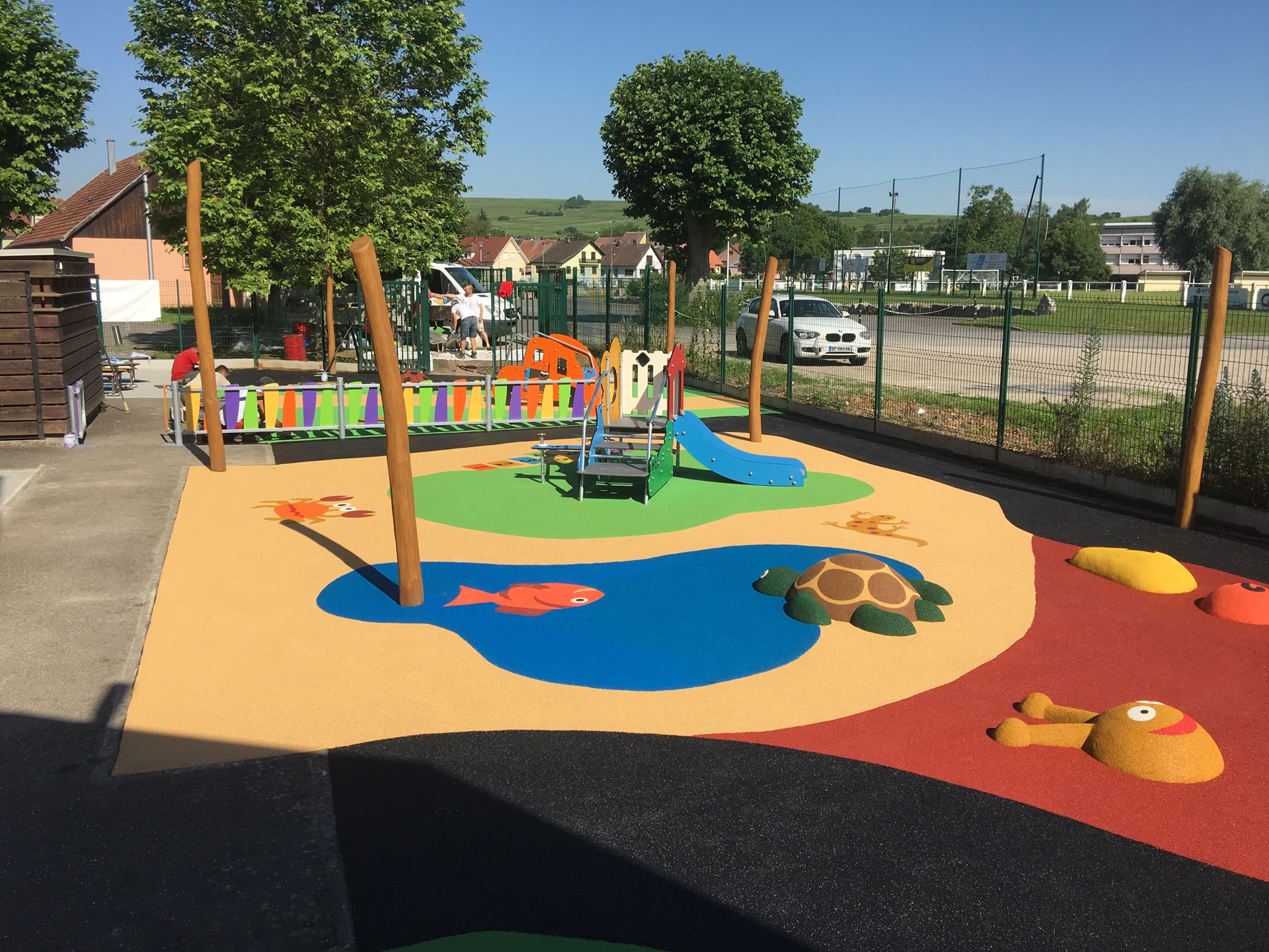 Contrôle d’aires de jeux aux alentours de Strasbourg Bischheim 3